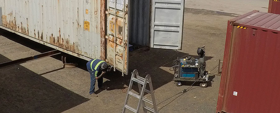 Container inspection and repair