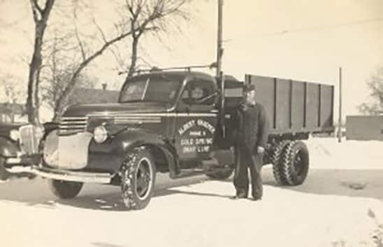 Historical photo of truck
