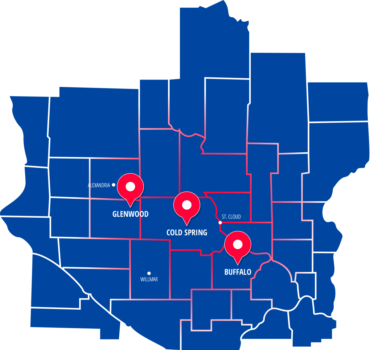 Roll-off dumpster service  area in Minnesota